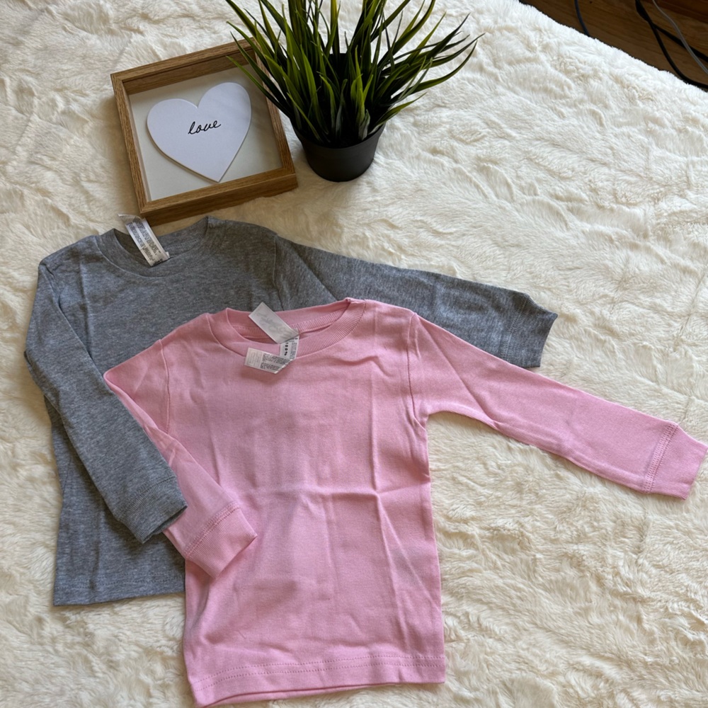 Girls long sleeve tees 18 months